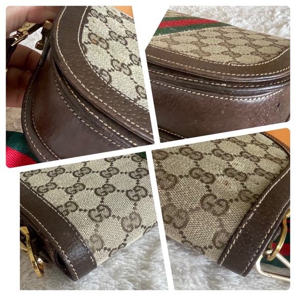 Gucci Brown cherry line crossbody bag - Picture 5 of 16